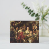 De koning Drink Briefkaart (Staand voorkant)