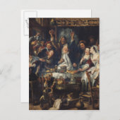 De koning drink briefkaart (Voorkant / Achterkant)