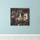 De koning Drink Canvas Afdruk (Insitu (Houten vloer))