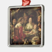 De koning Drink Metalen Ornament (Links)