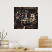 De koning Drink Poster (Keuken)