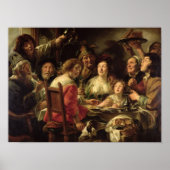 De koning Drink Poster (Voorkant)