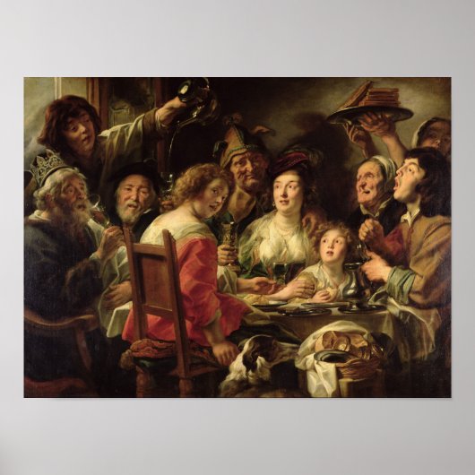 De koning Drink Poster (Voorkant)