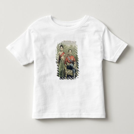 De koning en de koningin van Siam Kinder Shirts (Voorkant)