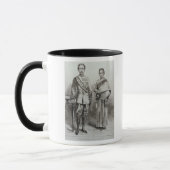 De koning en de koningin van Siam Mok (Links)