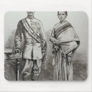 De koning en de koningin van Siam Muismat