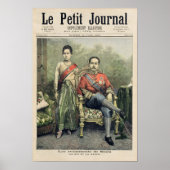 De koning en de koningin van Siam Poster (Voorkant)