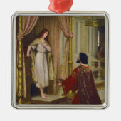 De koning en het bedelmeisje metalen ornament (Voorkant)