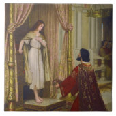 De koning en het bedelmeisje tegeltje (Voorkant)