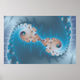 De koning - Fractal Poster