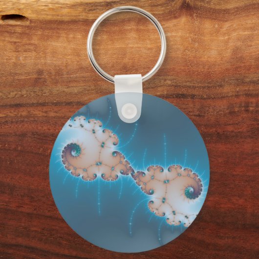 De koning - Fractal Sleutelhanger (Voorkant)