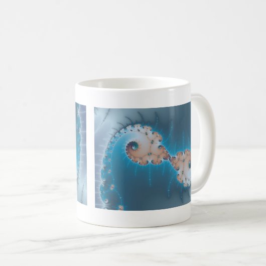 De koning - Fractale Mok (Voorkant rechts)