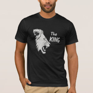 De koning gekroond royalty T-shirt ontwerp