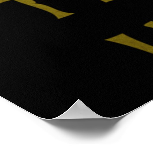 De koning in geel poster (Hoek)