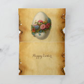 DE KONING IN WOODLAND, EENVOUDIGER EIEREN MET STRO FEESTDAGEN KAART (Binnen)