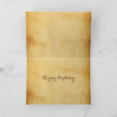 DE KONING IN WOODLAND, EENVOUDIGER EIEREN MET STRO FEESTDAGEN KAART (Binnen)