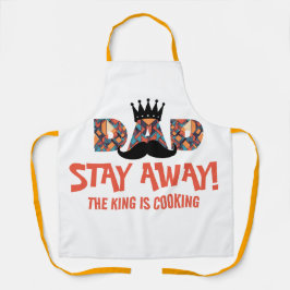 De koning is aan het koken: Geometrische letters Schort