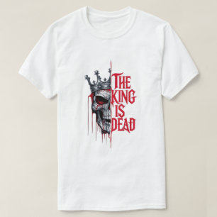 De Koning is Dood Schedel T-shirt