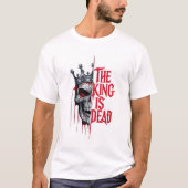 De Koning is Dood Schedel T-shirt (Voorkant)