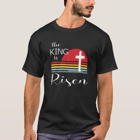 De koning is een nieuwe Jezus. Hij is naar het oos T-shirt (Voorkant)