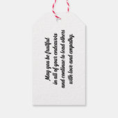 De koning is een vrouw cadeaulabel (Achterkant)