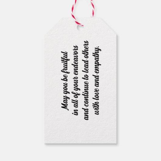 De koning is een vrouw cadeaulabel (Achterkant)