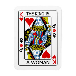 De koning is een vrouw magneet