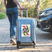 De koning is een vrouw sticker (Koffer Insitu)