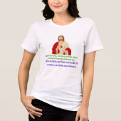 De koning is gekomen Tri-Blend shirt (Voorkant)