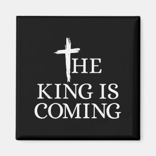 De Koning Komt Christendom Bijbelvers Christus Magneet