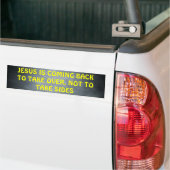 De koning komt eraan bumpersticker (Op Truck)