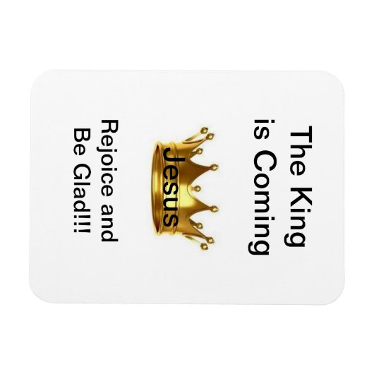 De Koning komt Magnet Magneet (Horizontaal)