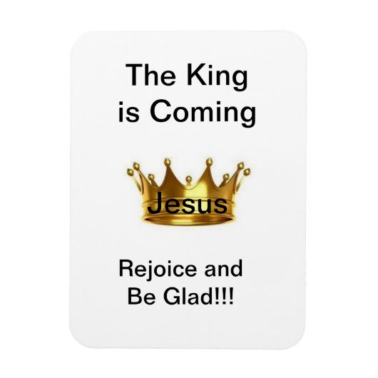 De Koning komt Magnet Magneet (Verticaal)