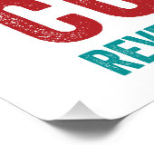 De KONING komt - Openbaring 17:14 Christelijk Perfect Poster (Hoek)