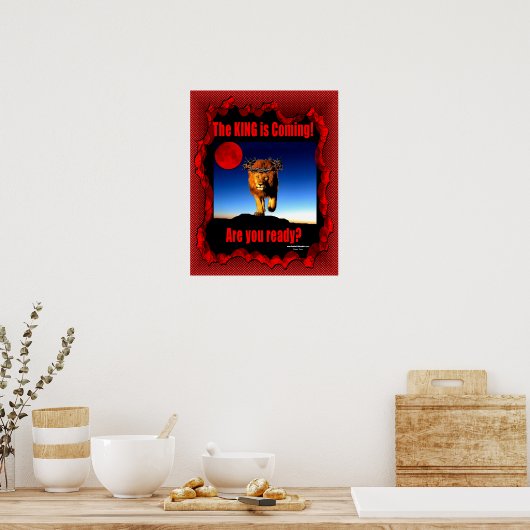 De koning komt uit Poster (Keuken)