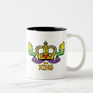 De koning krijgt de BIG-kralen Tweekleurige Koffiemok