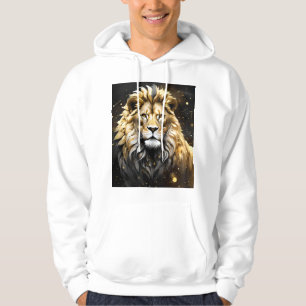 De Koning: Majestueus Goud En Grijs Mannelijke Lee Hoodie