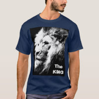 De koning Modern Pop Art Lion Head Elegant Mannen