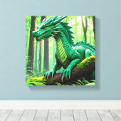 De Koning Ontwaakt  Canvas Afdruk (Insitu (Houten vloer))