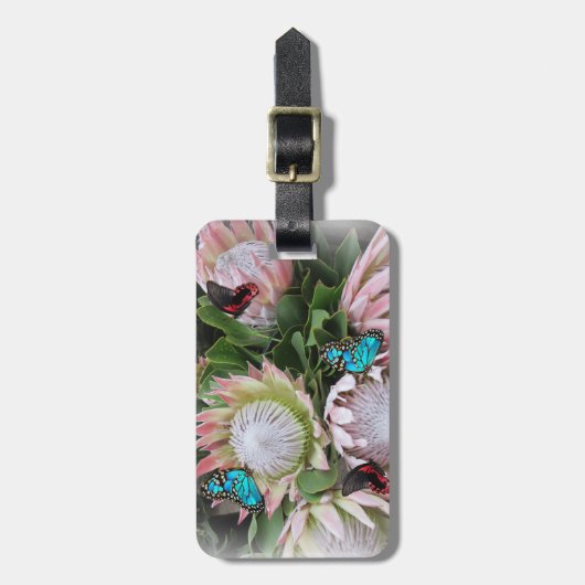 De koning Protea Bagagelabel (Voorkant verticaal)