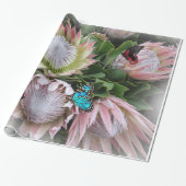 De koning Protea Cadeaupapier (Uitgerold)