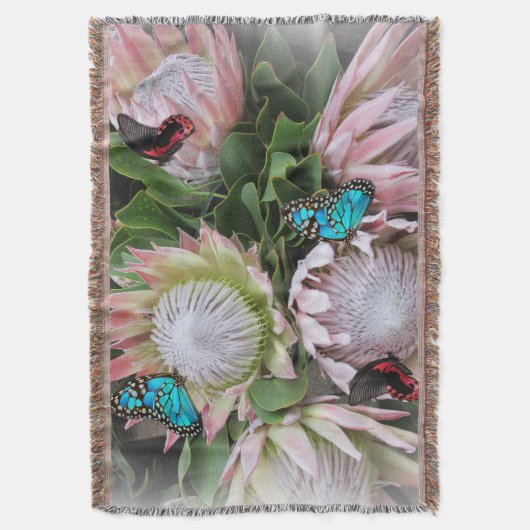 De koning Protea Deken (Voorkant Verticaal)