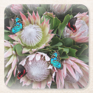 De koning Protea Kartonnen Onderzetters