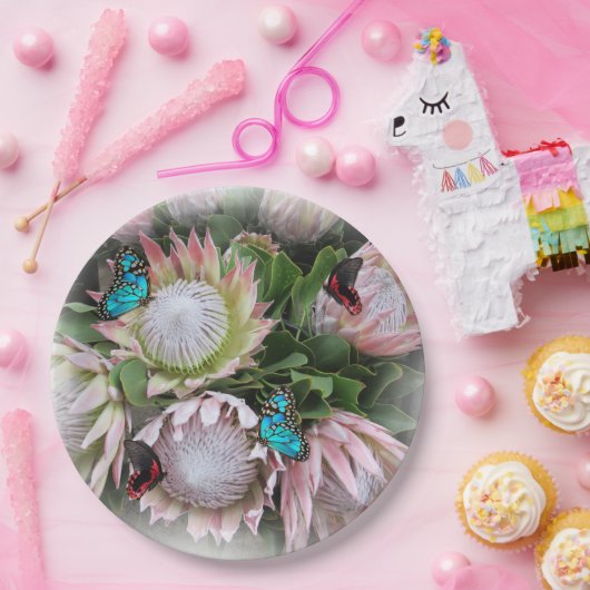 De koning Protea Papieren Bordje (Feest)