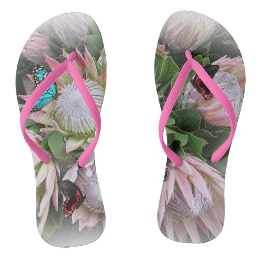 De koning Protea Teenslippers (Voetbed)