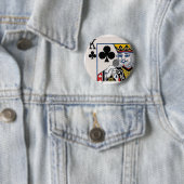 De koning ronde button 5,7 cm (In situ)