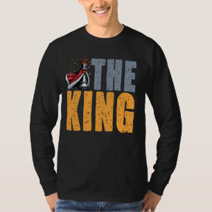 De koning schaken minnaar t-shirt
