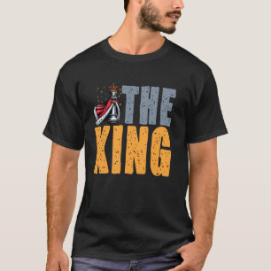 De koning schaken minnaar t-shirt
