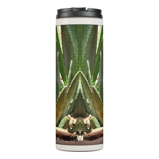 "De koning" Thermische Drink op het grondvierkant  Thermosbeker (Achterkant)