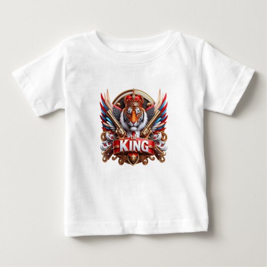 DE KONING Typography T-Shirt Ontwerp (Voorkant)
